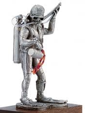 DESTOCKAGE -40% Figurine en étain Pompier Scaphandrier