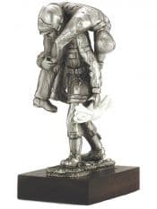 DESTOCKAGE -40% Figurine en étain Porter Pompier