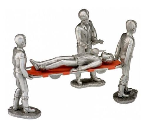 DESTOCKAGE -40% Figurine Pompier le brancard des étains du prince