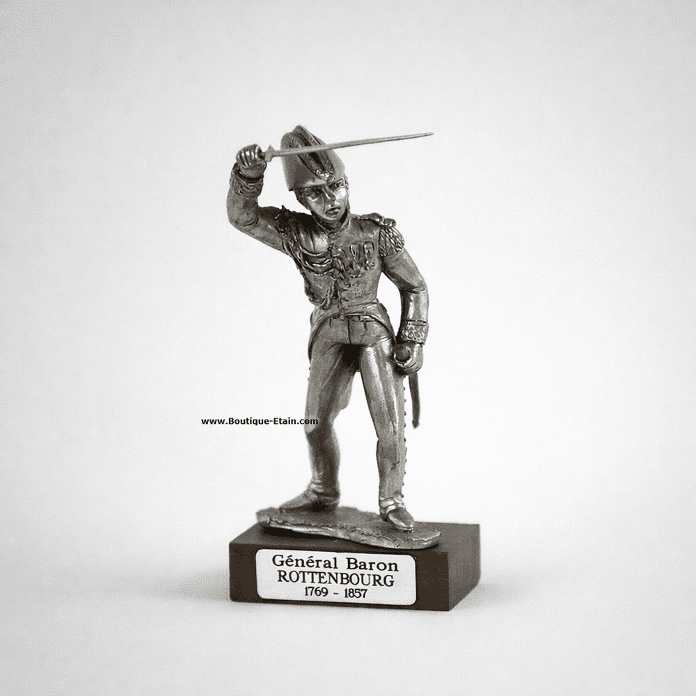 DESTOCKAGE -40% Gn°5 - Figurine en étain Général Rottenbourg
