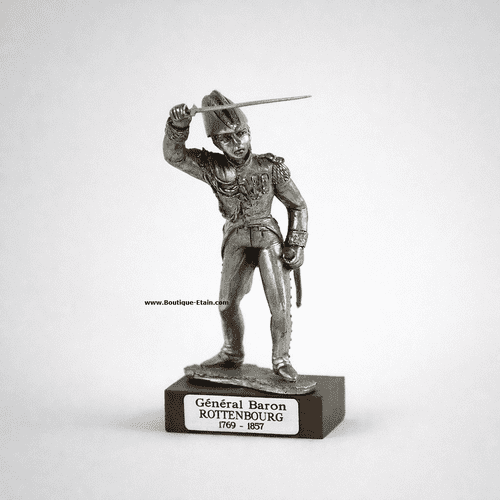 DESTOCKAGE -40% Gn°5 - Figurine en étain Général Rottenbourg