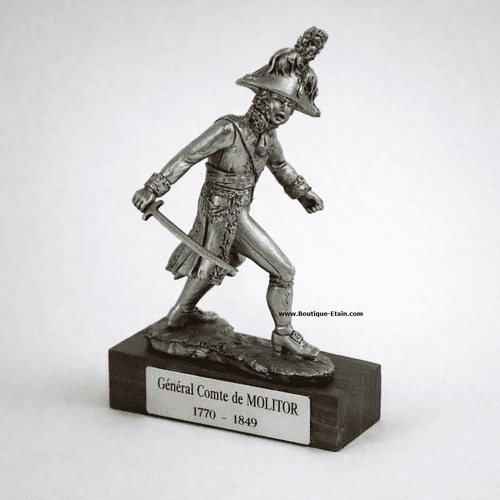 DESTOCKAGE -40% Gn°6 - Figurine en étain Général Molitor