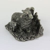 DESTOCKAGE -40% La brebis et ses petits en étain