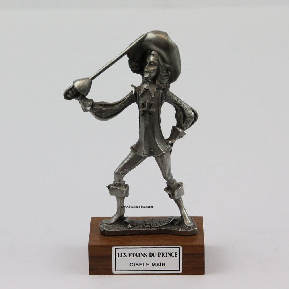 DESTOCKAGE -40% Mousquetaire en étain Aramis