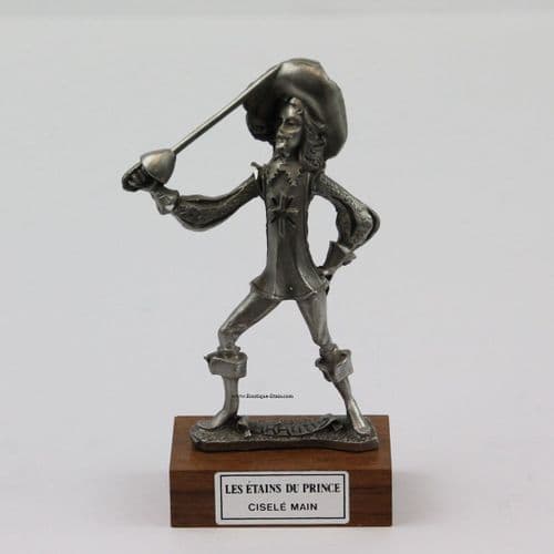 DESTOCKAGE -40% Mousquetaire en étain Aramis