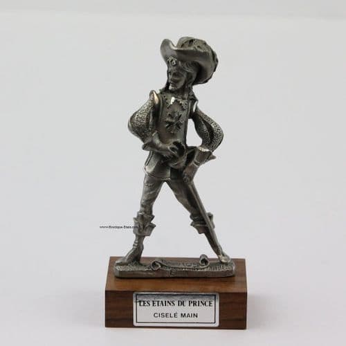 DESTOCKAGE -40% Mousquetaire en étain Athos