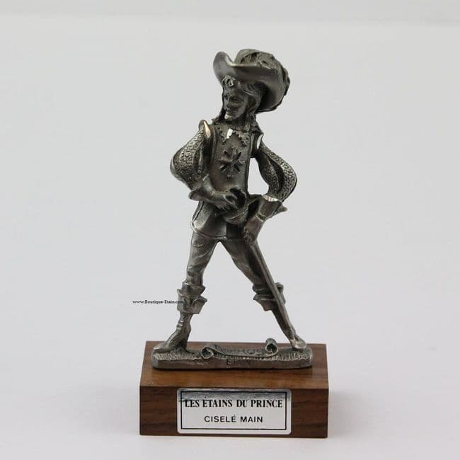 DESTOCKAGE -40% Mousquetaire en étain Athos