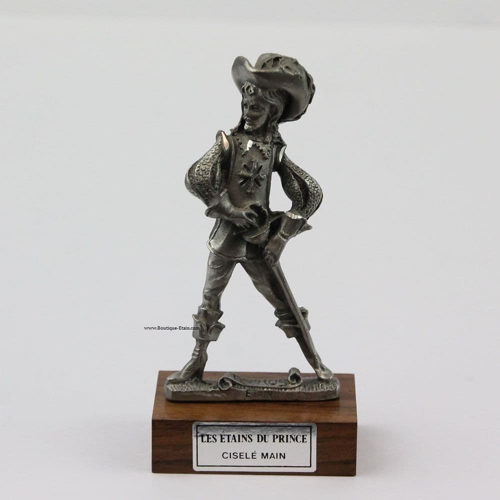 DESTOCKAGE -40% Mousquetaire en étain Athos