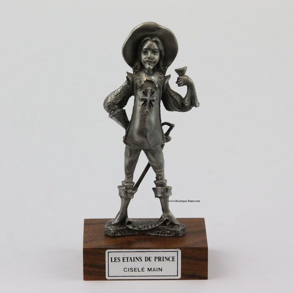 DESTOCKAGE -40% Mousquetaire en étain Porthos