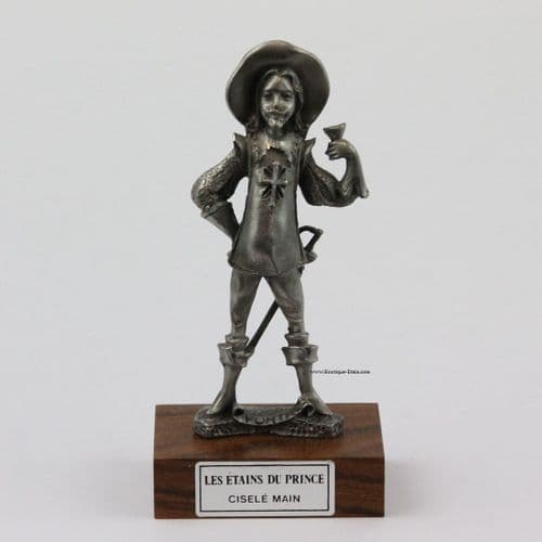 DESTOCKAGE -40% Mousquetaire en étain Porthos