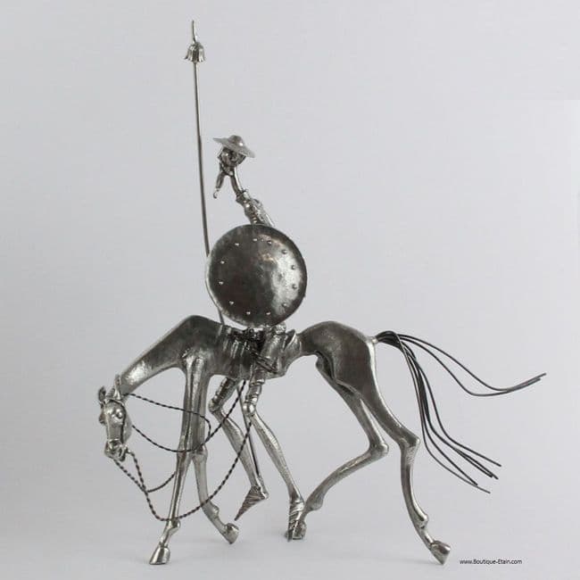 Dom Quichotte sur Rossinante.