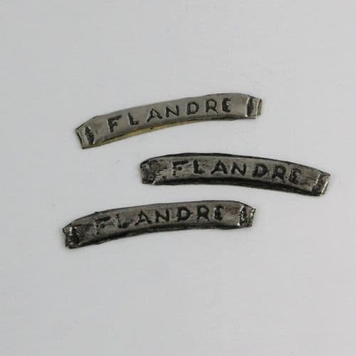 Etiquette autocollante en étain FLANDRE