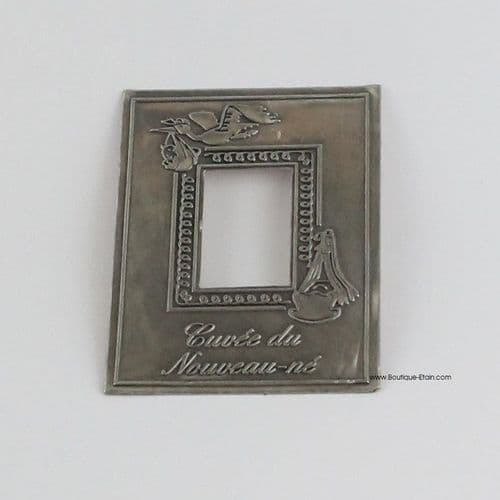 Etiquette pour bouteille avec photo Cuvée du Nouveau-né