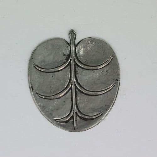 Feuille de nénuphar décorative en étain