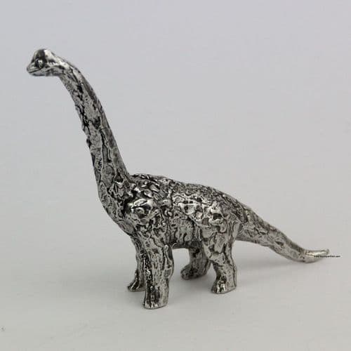 Figurine Diplodocus brachiosaurus , dinosaure en étain