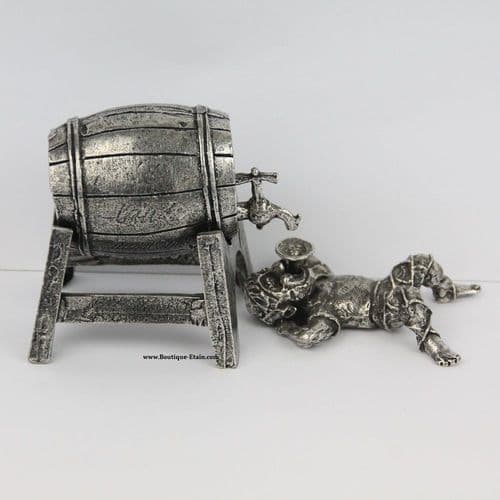 Figurine en étain le soldat saoul