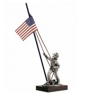 Figurine en étain Pompier de New York