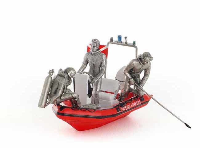 Figurine Pompier scène du Zodiac