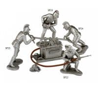 Figurine Pompiers Pompe à Bras