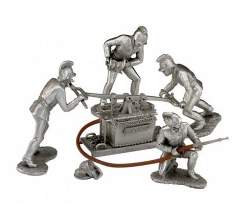 Figurine Pompiers Pompe à Bras