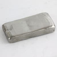 Grand Lingot d'étain presse papier gravé pour Noces d'étain