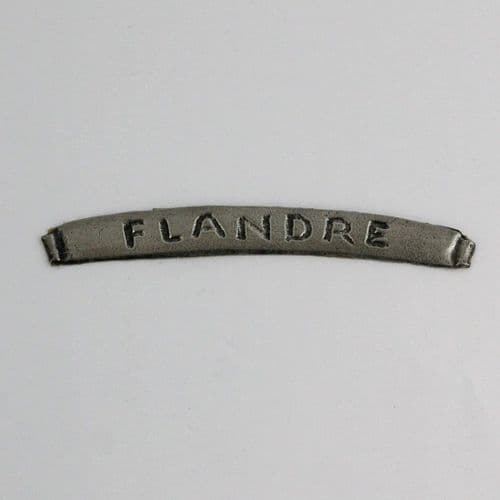 Grande étiquette en étain FLANDRE