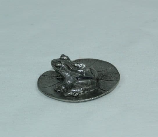 Grenouille sur le grand nénuphar