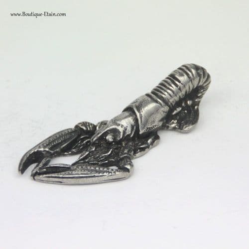 Homard écrevisse en étain