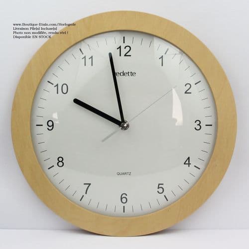 Horloge Vedette en bois clair VP20002