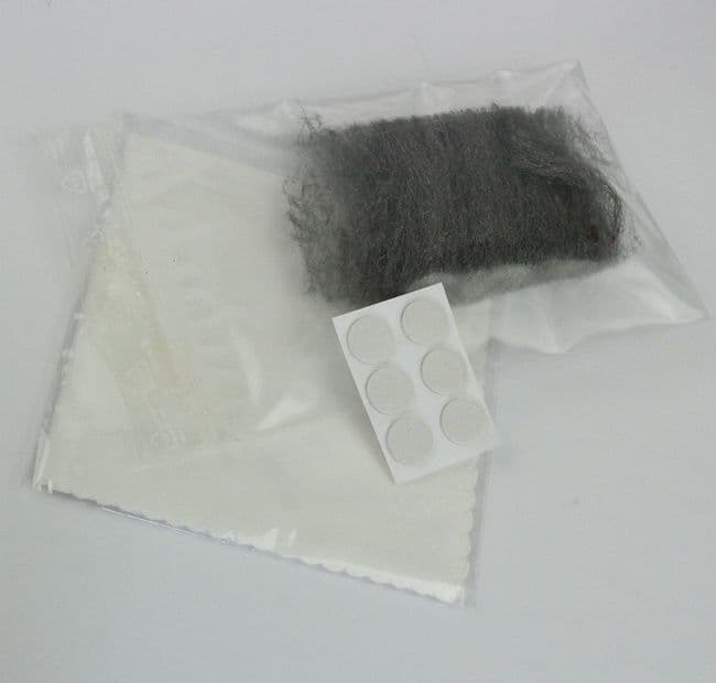 Kit petits patins blancs diamètre 1cm pour protéger vos meubles