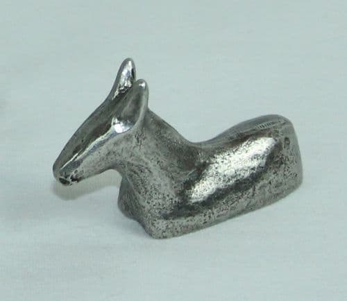 l'âne moderne en étain poli