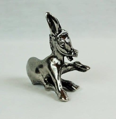 l'âne têtu n°1 en étain