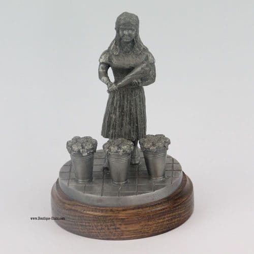 La fleuriste en étain