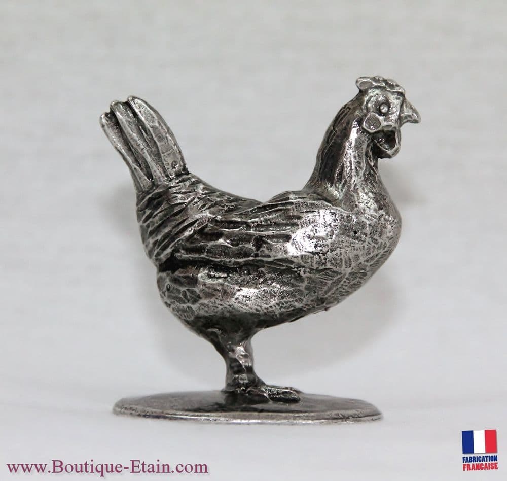 La poule en étain