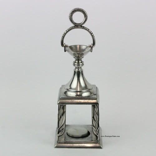 Lanterne brûleur d'huile en étain