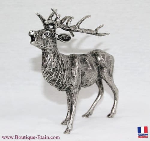 Le Grand Cerf en étain