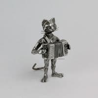 Le grand chat accordéoniste, l'Accordéon en étain