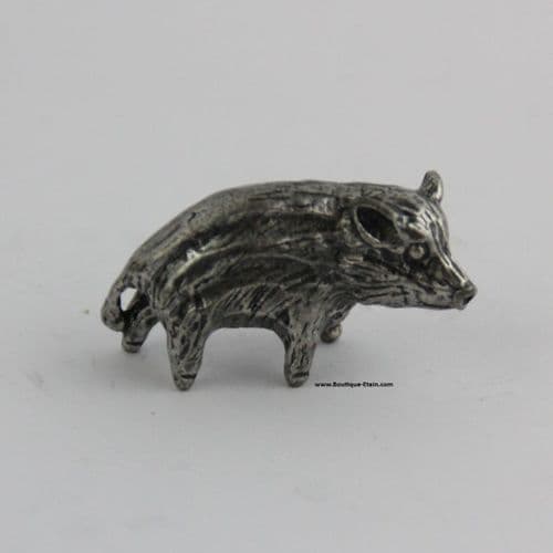 Marcassin, petit sanglier en étain