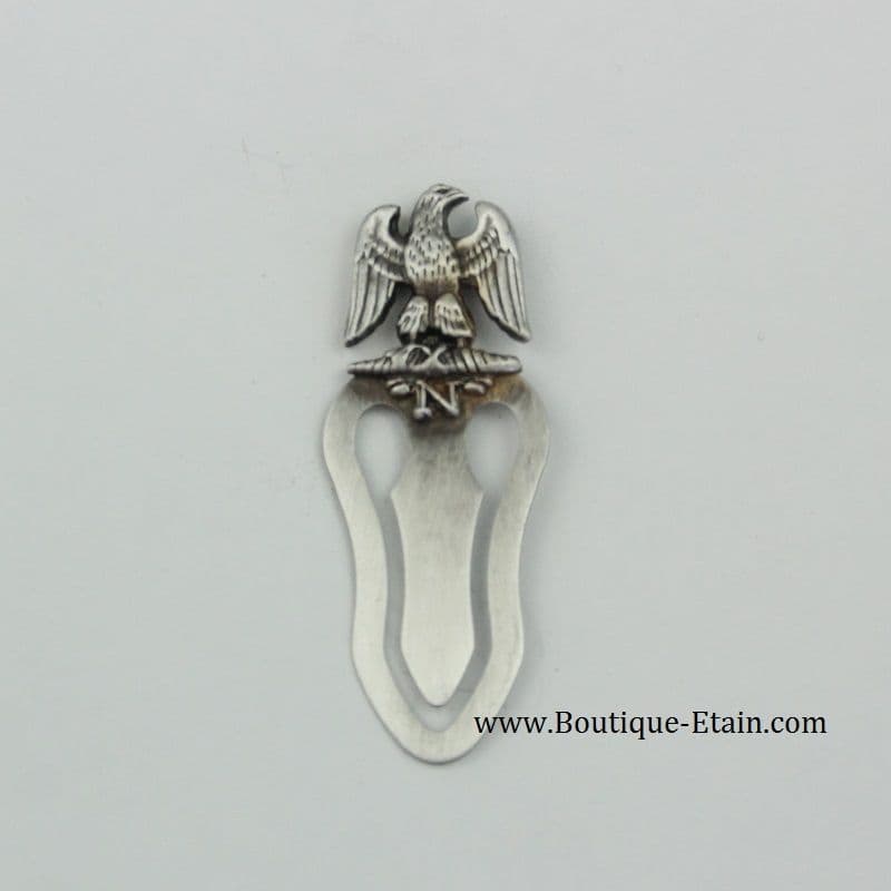 Marque page Aigle Impériale en étain