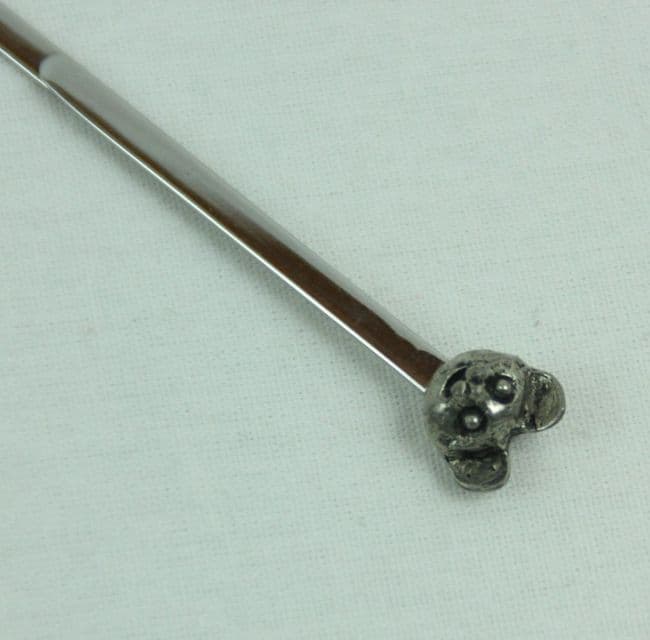 Marque page chat en étain