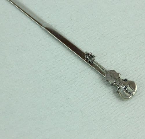 Marque page violon en étain