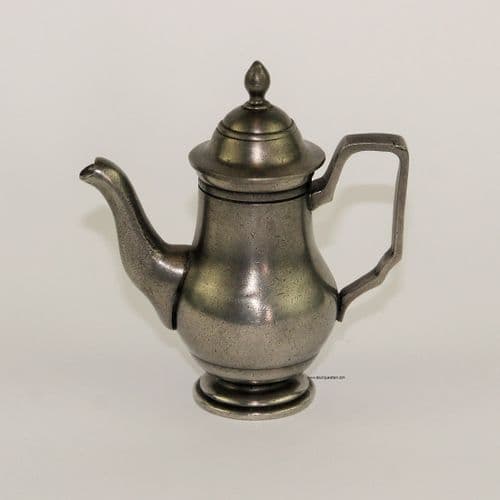 Mini cafetière en étain à collectionner