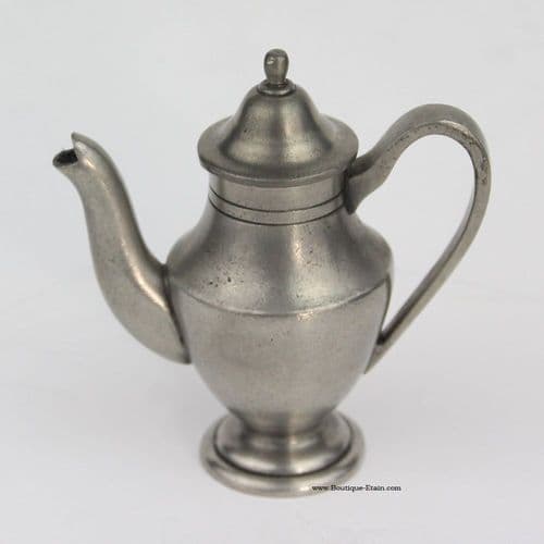 Mini cafetière en étain à collectionner