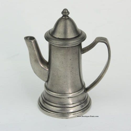 Mini cafetière en étain à collectionner
