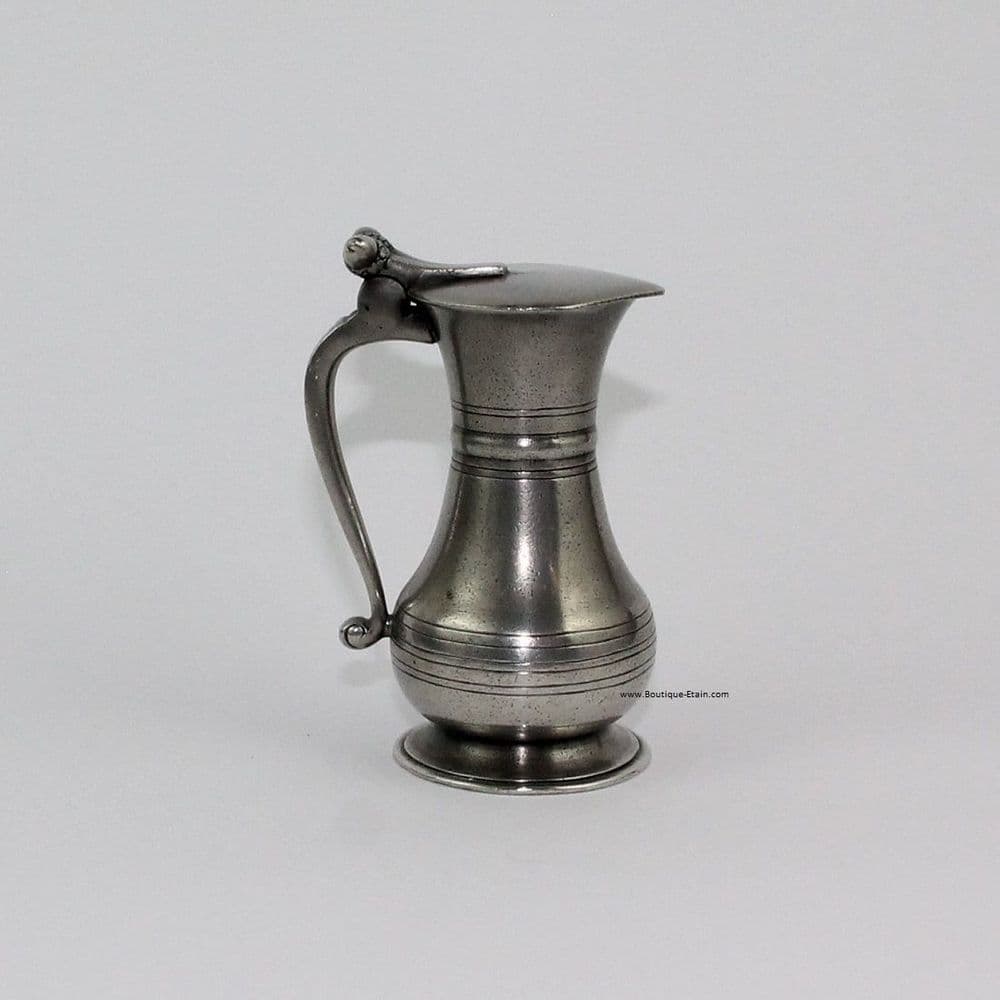 Mini Pichet miniature en étain - ville de Lisieux - 789
