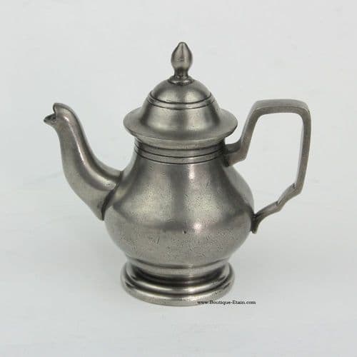 Mini théière en étain à collectionner