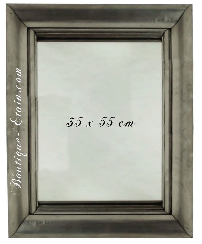 Miroir en étain h55cm