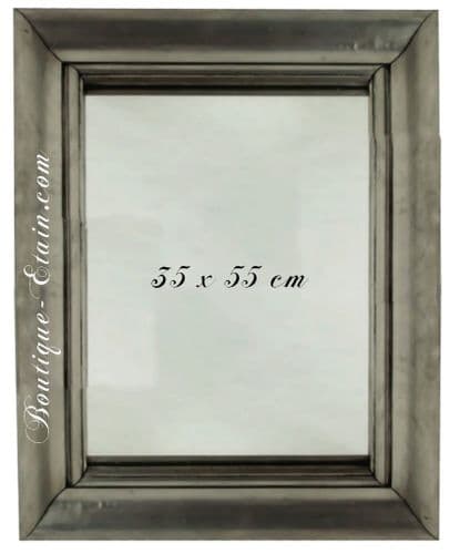 Miroir en étain h55cm