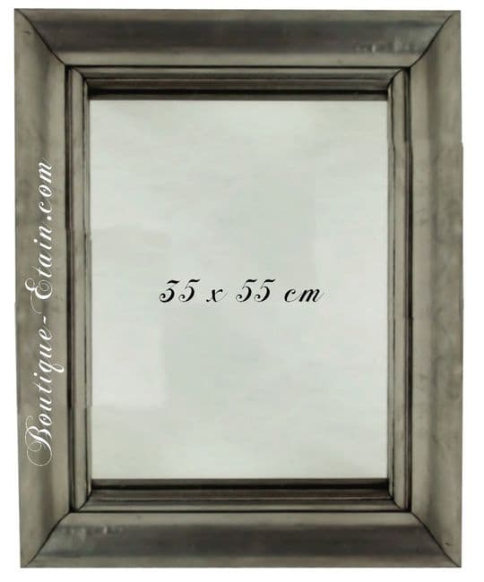 Miroir en étain h55cm