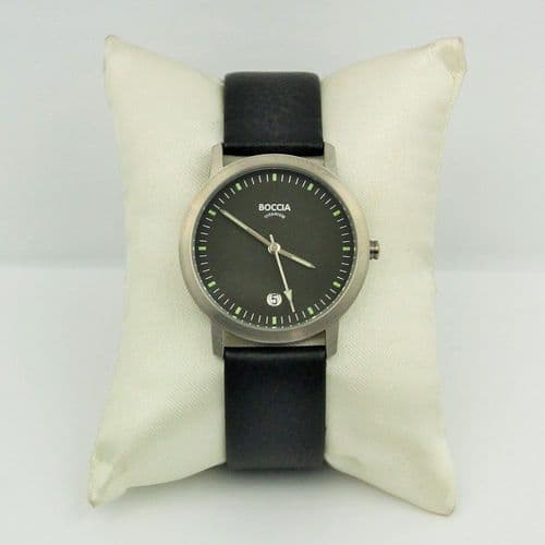Montre BOCCIA Titane et cuir 510-96